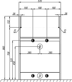 Акватон Мебель для ванной Лондри 60 R белая – фотография-7